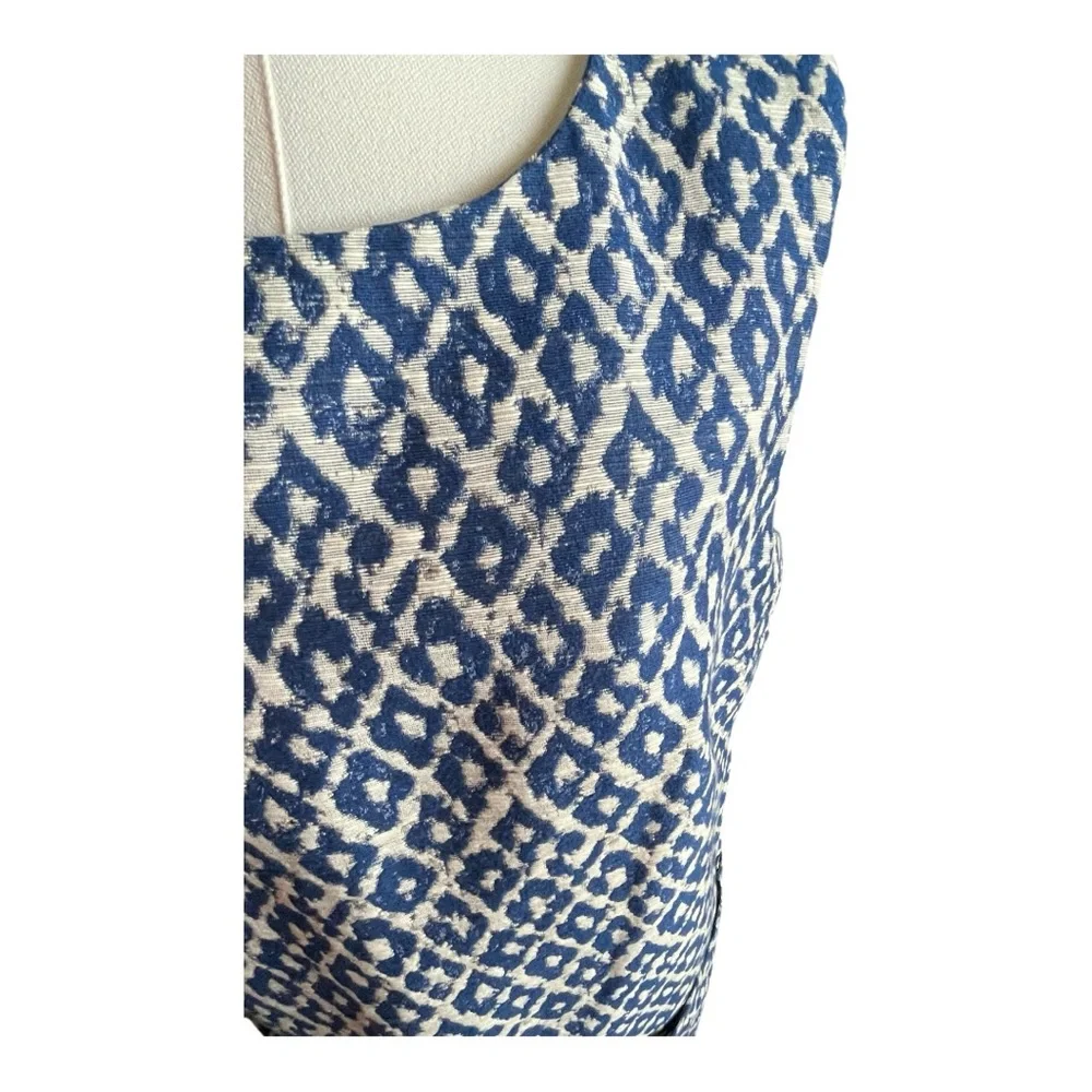 Paperwhite‎ “Delightful Dress” Size 12 – Blue White Mod Shift with Pockets
